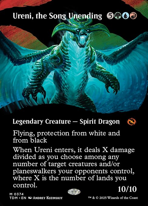 Ureni, the Song Unending (Borderless) - Tarkir: Dragonstorm - M - 374