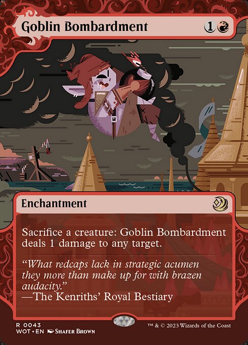 Goblin Bombardment - Wilds of Eldraine: Enchanting Tales - R - 43