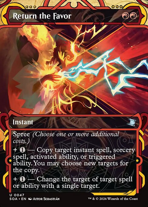 Return the Favor (JP Alternate Art) - Secrets of Strixhaven: Mystical Archive - U - 112