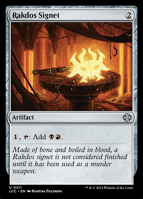 Rakdos Signet - Commander: The Lost Caverns of Ixalan - U - 311