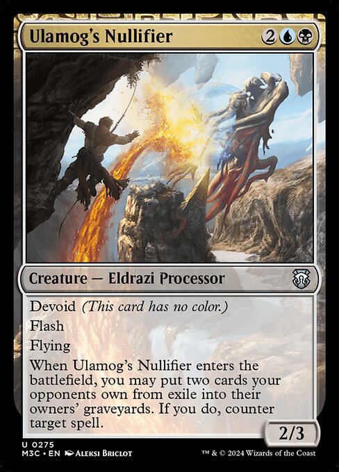 Ulamog's Nullifier (Ripple Foil) - Commander: Modern Horizons 3 - U - 275