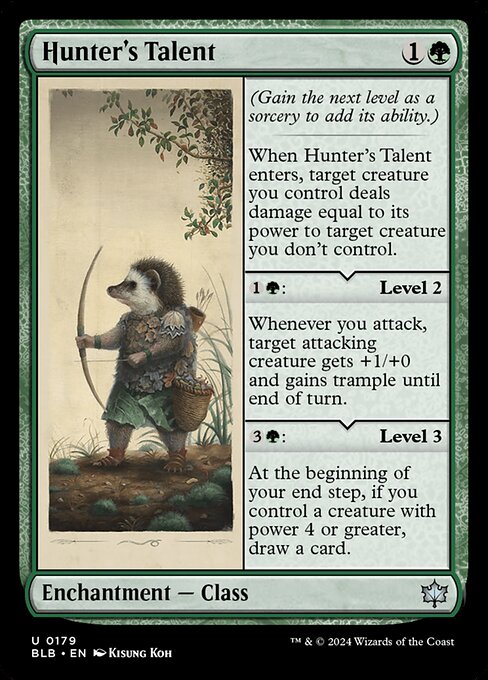 Hunter's Talent - Bloomburrow - U - 179