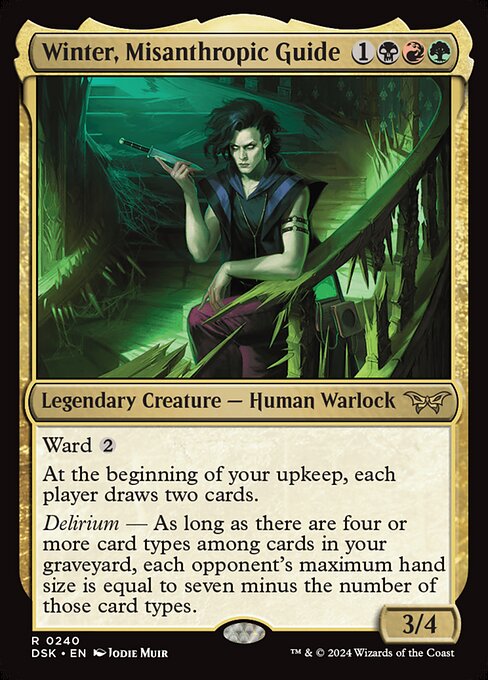 Winter, Misanthropic Guide - Duskmourn: House of Horror - R - 240