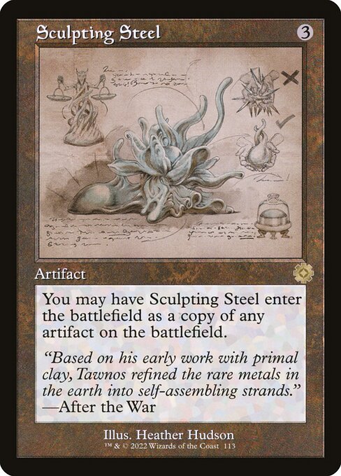 Sculpting Steel (Schematic) - The Brothers' War: Retro Frame Artifacts - R - 113