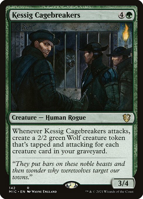 Kessig Cagebreakers - Commander: Innistrad: Midnight Hunt - R - 142