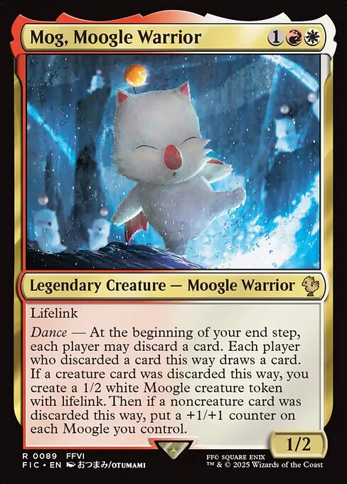 Mog, Moogle Warrior (Surge Foil) - Commander: FINAL FANTASY - R - 89
