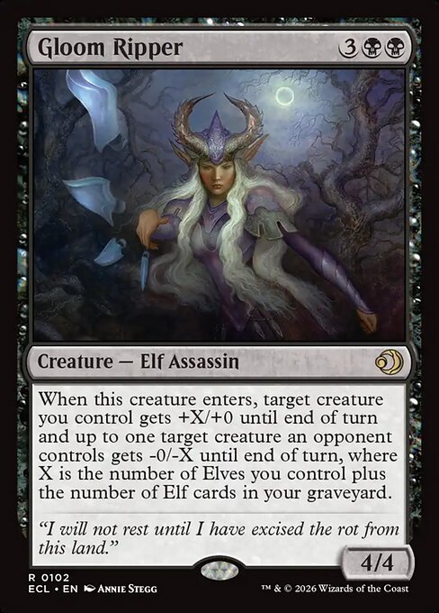 Gloom Ripper - Lorwyn Eclipsed - R - 102