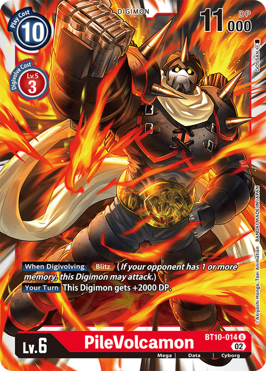 PileVolcamon - Xros Encounter - Uncommon - BT10-014 U