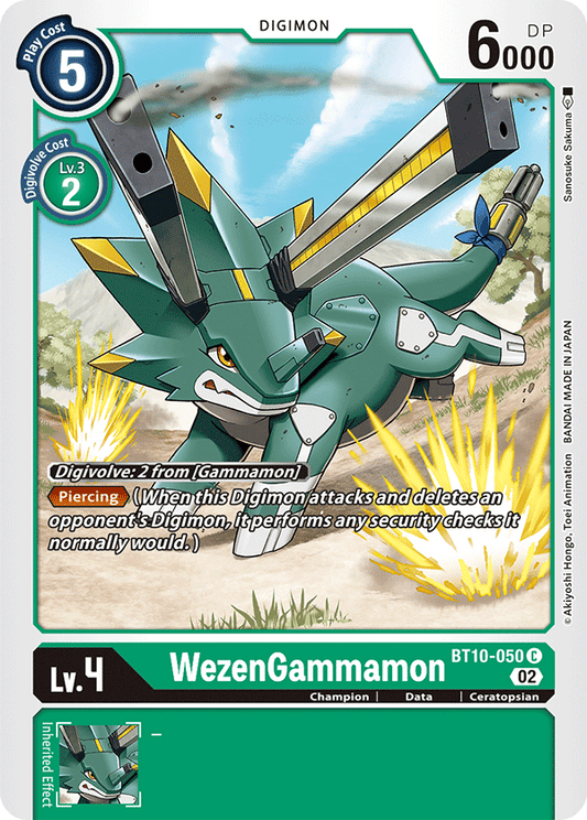 WezenGammamon - Xros Encounter - Common - BT10-050 C