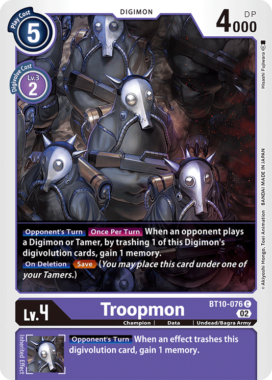 Troopmon - Xros Encounter - Common - BT10-076 C