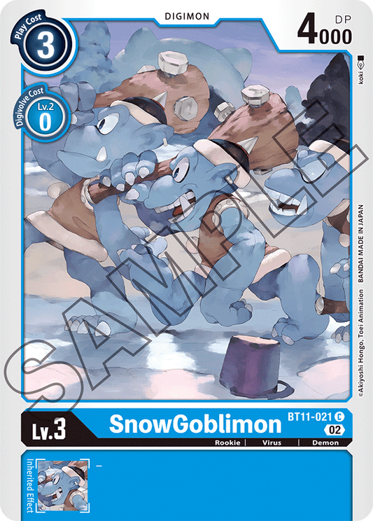 SnowGoblimon - Dimensional Phase - Common - BT11-021 C