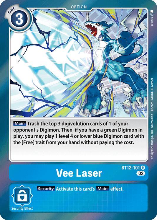 Vee Laser - Across Time - Rare - BT12-101 R
