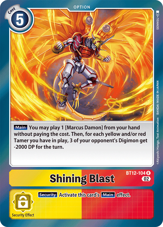 Shining Blast - Across Time - Rare - BT12-104 R