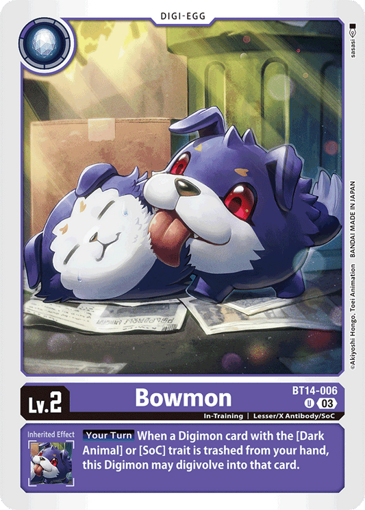 Bowmon - Blast Ace - Uncommon - BT14-006 U