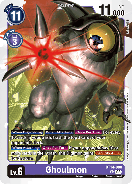 Ghoulmon - Blast Ace - Uncommon - BT14-080 U
