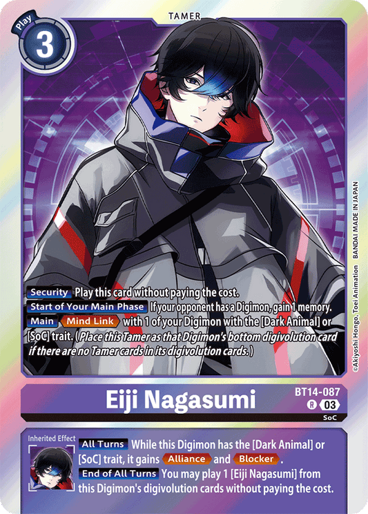Eiji Nagasumi - Blast Ace - Rare - BT14-087 R