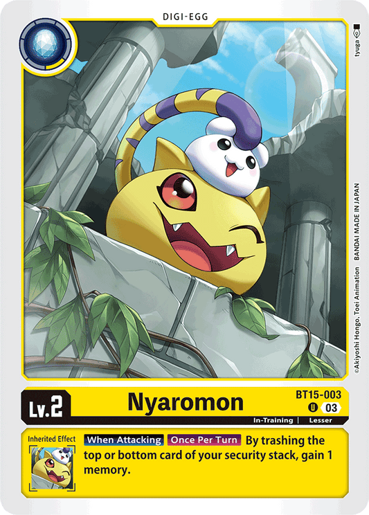 Nyaromon - Exceed Apocalypse - Uncommon - BT15-003 U