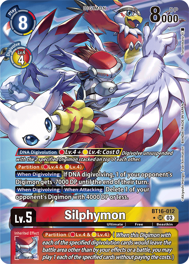 Silphymon (Alternate Art) - Beginning Observer - Super Rare - BT16-012 SR