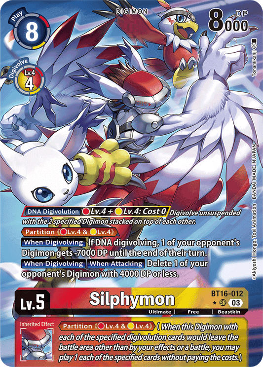 Silphymon (Alternate Art) - Beginning Observer - Super Rare - BT16-012 SR