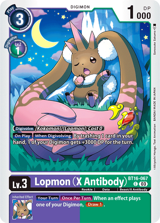 Lopmon (X Antibody) - Beginning Observer - Common - BT16-067 C