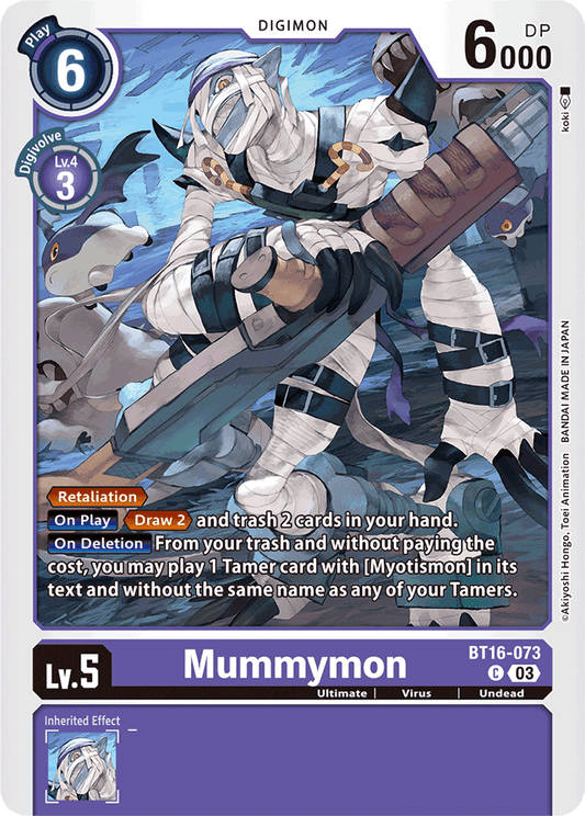 Mummymon - Beginning Observer - Common - BT16-073 C