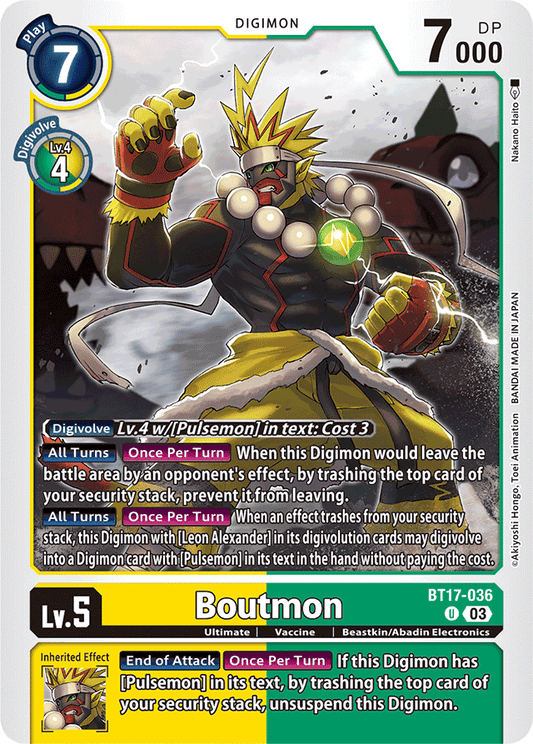 Boutmon - Secret Crisis - Uncommon - BT17-036 U