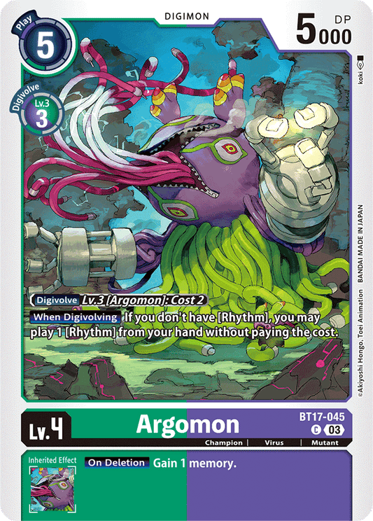 Argomon - BT17-045 - Secret Crisis - Common - BT17-045 C