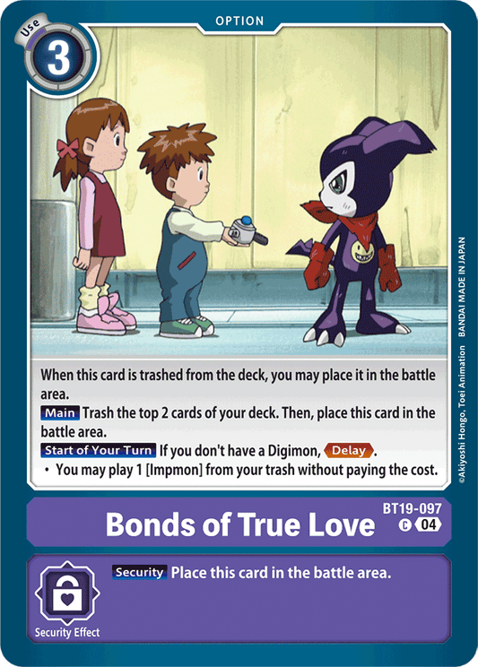 Bonds of True Love - Release Special Booster 2.5 - Common - BT19-097 C