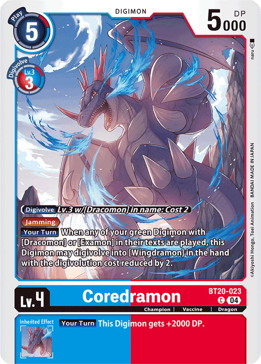 Coredramon - BT20-023 - Release Special Booster 2.5 - Common - BT20-023 C