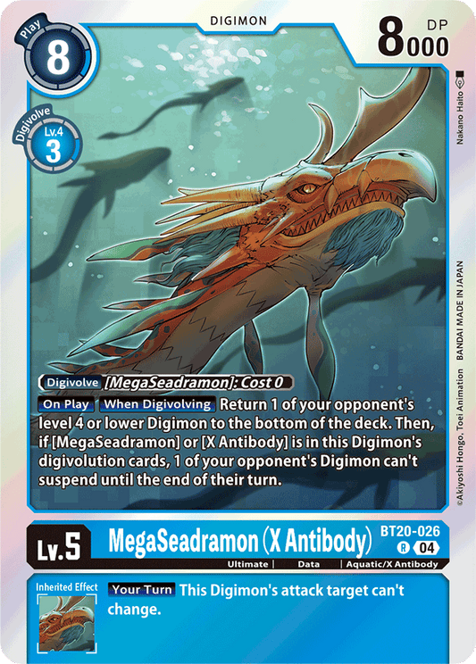 MegaSeadramon (X Antibody) - Release Special Booster 2.5 - Rare - BT20-026 R