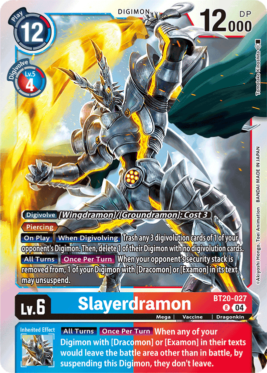 Slayerdramon - Release Special Booster 2.5 - Rare - BT20-027 R