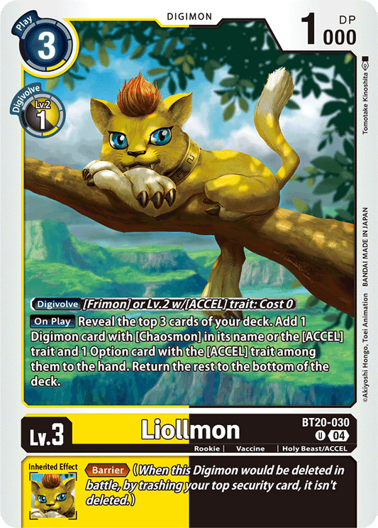 Liollmon - BT20-030 - Release Special Booster 2.5 - Uncommon - BT20-030 U