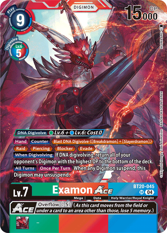 Examon ACE - Release Special Booster 2.5 - Super Rare - BT20-045 SR