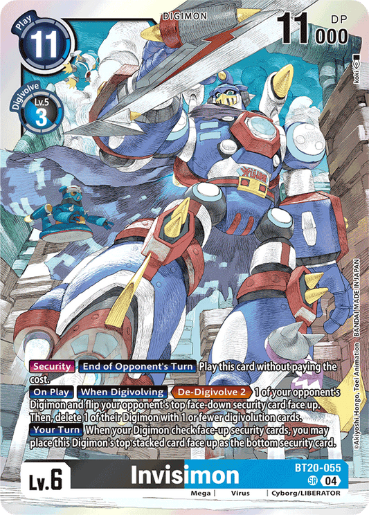 Invisimon - Release Special Booster 2.5 - Super Rare - BT20-055 SR