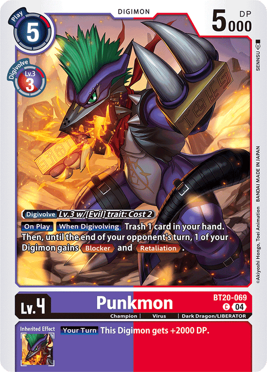 Punkmon - Release Special Booster 2.5 - Common - BT20-069 C