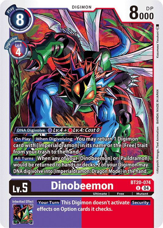 Dinobeemon - Release Special Booster 2.5 - Uncommon - BT20-074 U