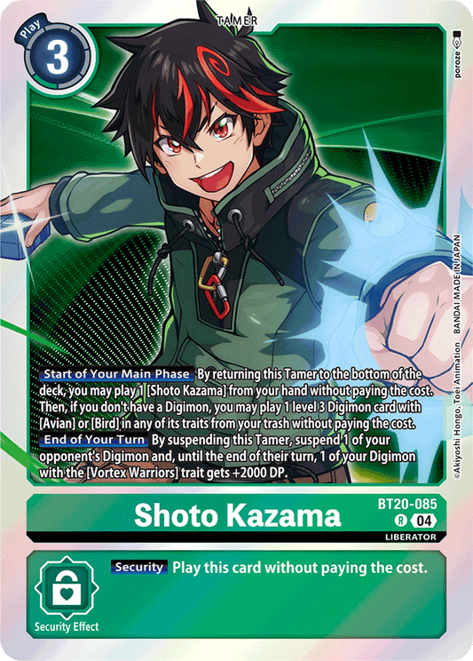Shoto Kazama - Release Special Booster 2.5 - Rare - BT20-085 R