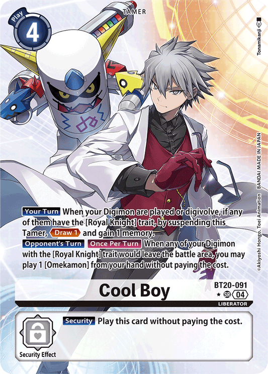 Cool Boy (Alternate Art) - Release Special Booster 2.5 - Super Rare - BT20-091 SR