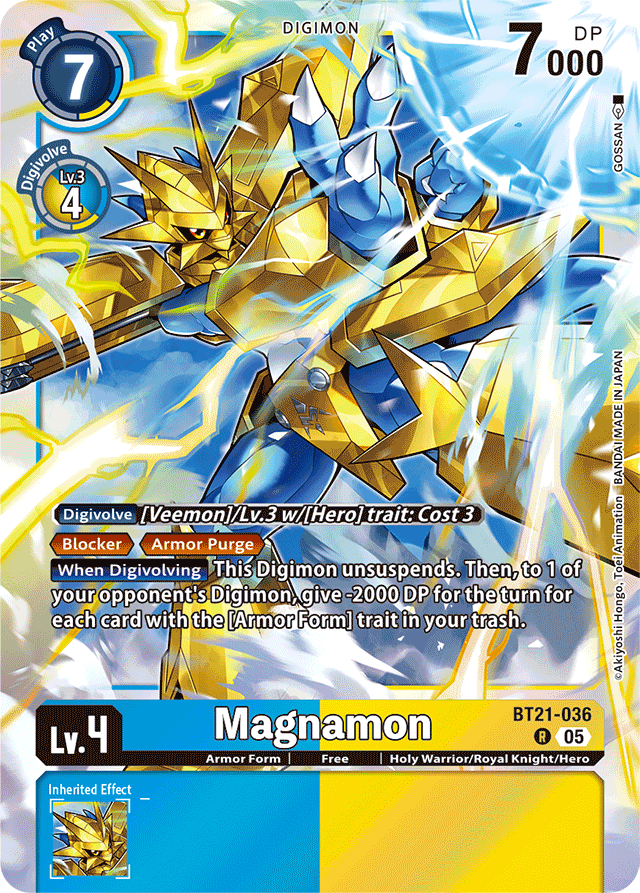 Magnamon - World Convergence - Rare - BT21-036 R