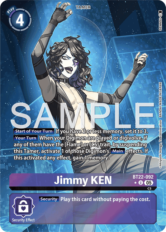 Jimmy KEN (Alternate Art) - Cyber Eden - Uncommon - BT22-092 U