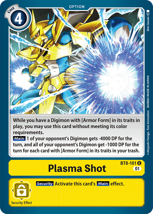 Plasma Shot - New Awakening - Uncommon - BT8-101 U