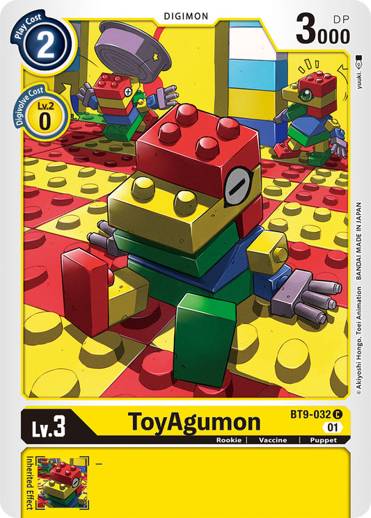 ToyAgumon - X Record - Common - BT9-032 C