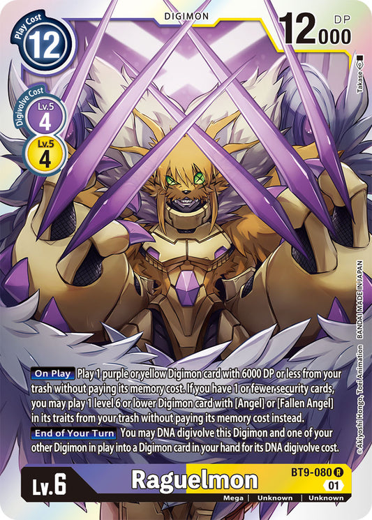 Raguelmon - X Record - Rare - BT9-080 R