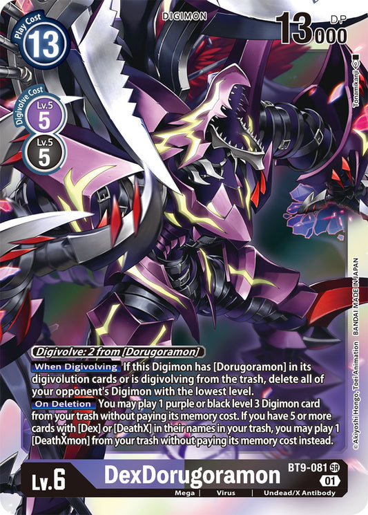 DexDorugoramon - X Record - Super Rare - BT9-081 SR