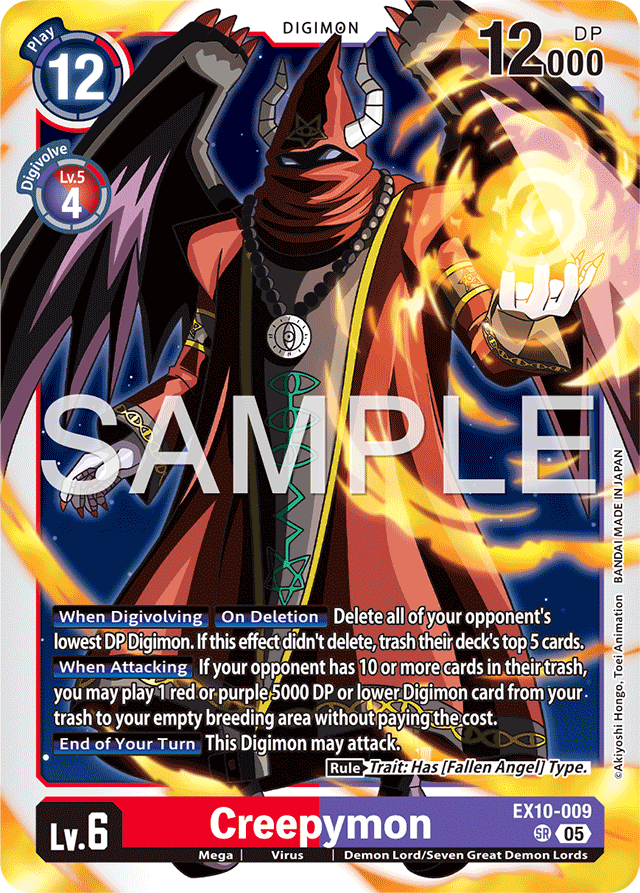 Creepymon - Sinister Order - Super Rare - EX10-009 SR