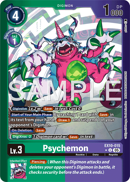 Psychemon (Limited Foil) - Sinister Order - Uncommon - EX10-015 U