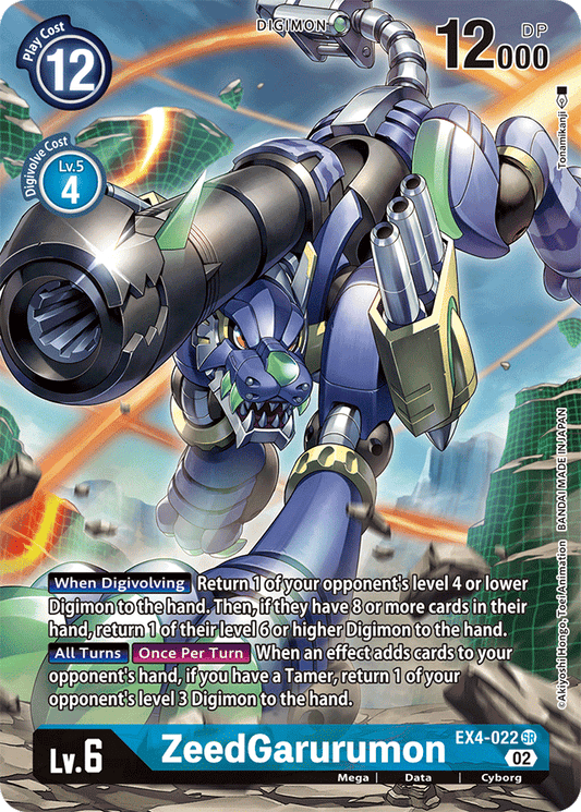 ZeedGarurumon (Alternate Art) - Alternative Being Booster - Super Rare - EX4-022 SR