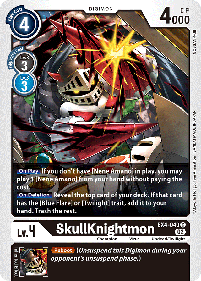 SkullKnightmon - Alternative Being Booster - Common - EX4-040 C