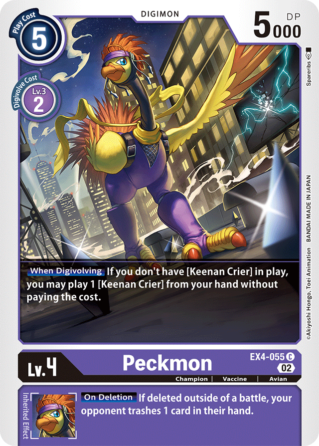 Peckmon - Alternative Being Booster - Common - EX4-055 C
