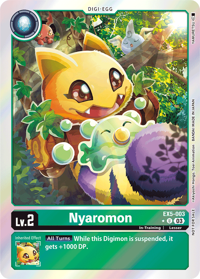 Nyaromon (Animal Colosseum Box Promotion Pack) - Animal Colosseum - Uncommon - EX5-003 U